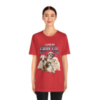 Load image into Gallery viewer, I Love My Shih-Tzu T-Shirt, Unisex Jersey Short Sleeve Tee
