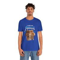 Load image into Gallery viewer, I Love My Poodle Shirt, Unisex Jersey Short Sleeve Tee
