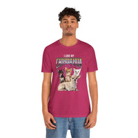 Load image into Gallery viewer, I Love My Chihuahua Tshirt, Unisex Jersey Short Sleeve Tee
