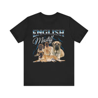 Load image into Gallery viewer, English Mastiff Gift For Him, Mastiff Owner Tshirt, Mastiff Tee, Mastiff T-Shirt For Men, Unisex Jersey Short Sleeve Tee
