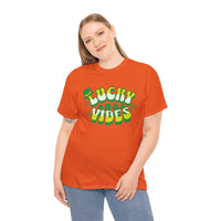 Load image into Gallery viewer, Lucky Vibes, Amazing Tshirt, Unisex Heavy Cotton Tee

