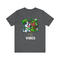 Load image into Gallery viewer, Lucky Vibes Unisex Jersey Short Sleeve Tee
