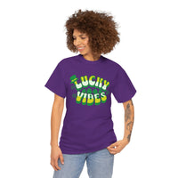 Load image into Gallery viewer, Lucky Vibes, Amazing Tshirt, Unisex Heavy Cotton Tee
