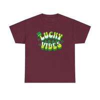 Load image into Gallery viewer, Lucky Vibes, Amazing Tshirt, Unisex Heavy Cotton Tee
