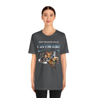 Load image into Gallery viewer, Just Franking my Greyhound dog tshirt, Unisex Jersey Short Sleeve Tee
