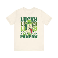 Load image into Gallery viewer, Lucky Lucky PawPaw Tshirt, Unisex Jersey Short Sleeve Tee
