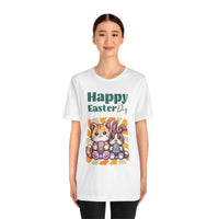 Load image into Gallery viewer, Happy Easter Day, Unisex Jersey Short Sleeve Tee
