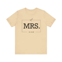 Load image into Gallery viewer, Personalized MRS Unisex Jersey Short Sleeve Tee Gift For Women
