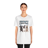 Load image into Gallery viewer, I Love My french bulldog Tshirt, Unisex Jersey Short Sleeve Tee
