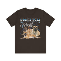 Load image into Gallery viewer, English Mastiff Gift For Him, Mastiff Owner Tshirt, Mastiff Tee, Mastiff T-Shirt For Men, Unisex Jersey Short Sleeve Tee
