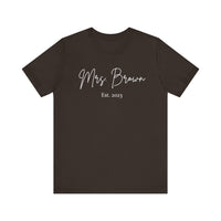 Load image into Gallery viewer, Amazing MR Personalized Unisex Jersey Short Sleeve Tee, Best Personalized Tshirt
