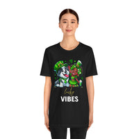Load image into Gallery viewer, Lucky Vibes Unisex Jersey Short Sleeve Tee

