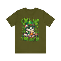 Load image into Gallery viewer, Good Day To Have A Lucky Day, Unisex Jersey Short Sleeve Tee
