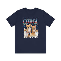 Load image into Gallery viewer, Corgi Dog Gift, Corgi Lover Present Tshirt, Unisex Jersey Short Sleeve Tee
