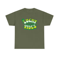 Load image into Gallery viewer, Lucky Vibes, Amazing Tshirt, Unisex Heavy Cotton Tee
