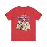 Load image into Gallery viewer, I Love My Shih-Tzu T-Shirt, Unisex Jersey Short Sleeve Tee
