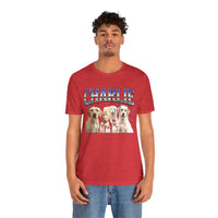 Load image into Gallery viewer, Amazing Charlie Dog Unisex Jersey Short Sleeve Tee
