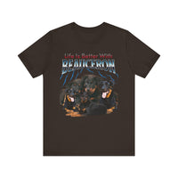 Load image into Gallery viewer, Life is Better with a Beauceron, Unisex Jersey Short Sleeve Tee
