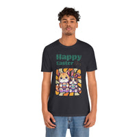 Load image into Gallery viewer, Happy Easter Day, Unisex Jersey Short Sleeve Tee

