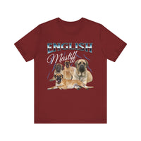 Load image into Gallery viewer, English Mastiff Gift For Him, Mastiff Owner Tshirt, Mastiff Tee, Mastiff T-Shirt For Men, Unisex Jersey Short Sleeve Tee
