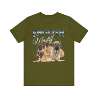 Load image into Gallery viewer, English Mastiff Gift For Him, Mastiff Owner Tshirt, Mastiff Tee, Mastiff T-Shirt For Men, Unisex Jersey Short Sleeve Tee
