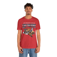 Load image into Gallery viewer, Just Franking my Greyhound dog tshirt, Unisex Jersey Short Sleeve Tee
