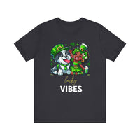 Load image into Gallery viewer, Lucky Vibes Unisex Jersey Short Sleeve Tee
